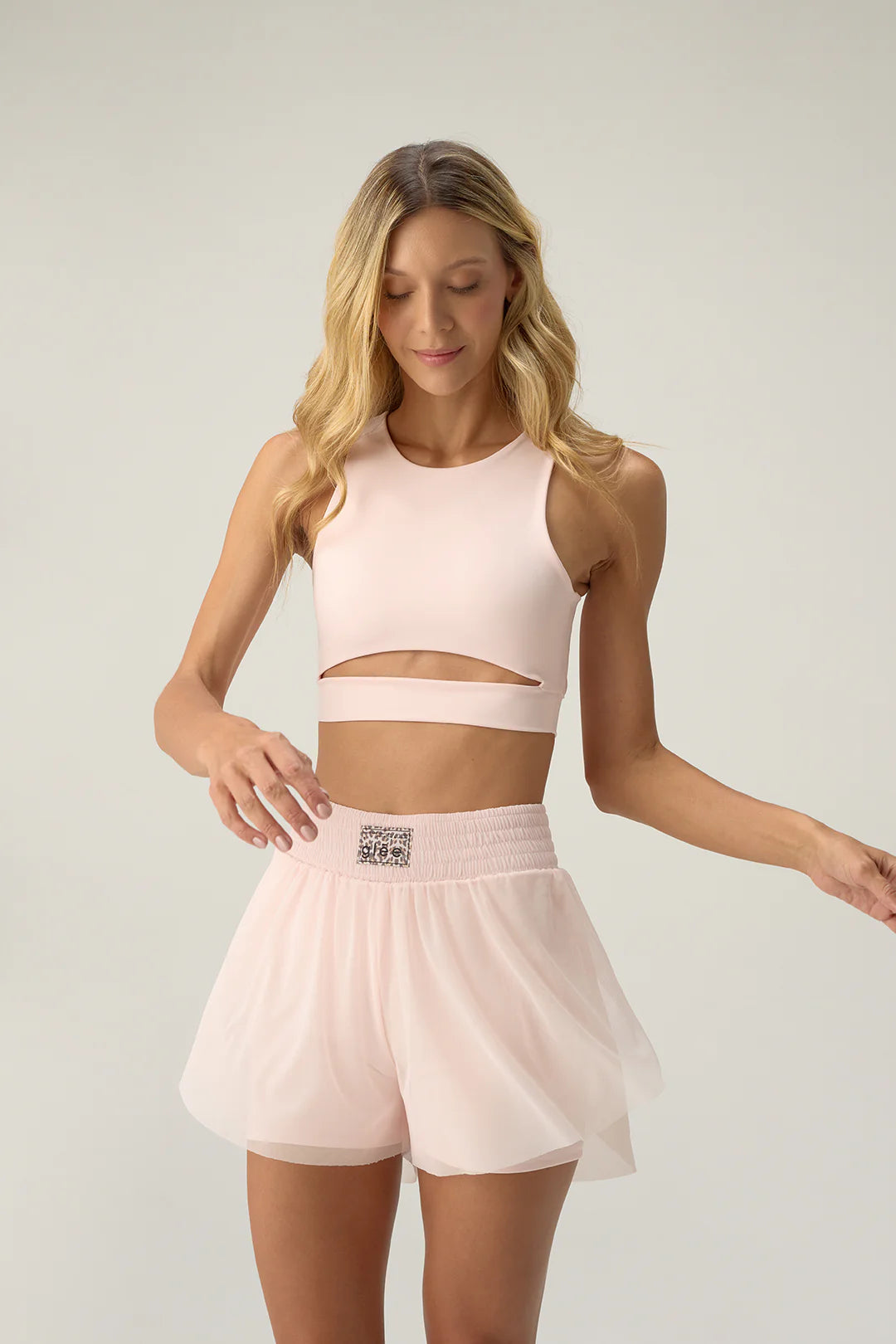 Boxing mesh short ballerina