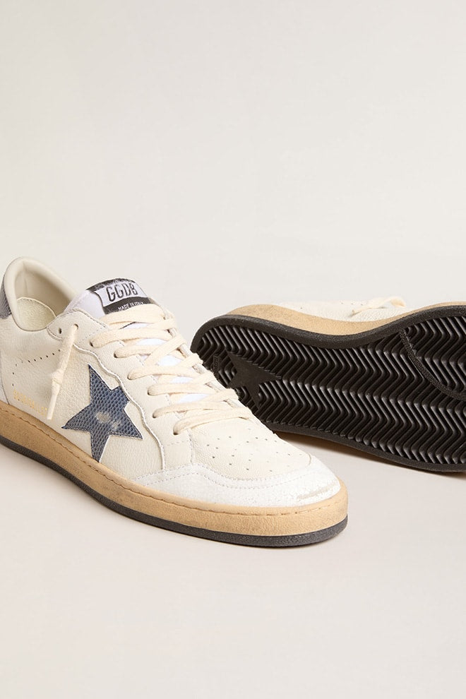 Tenis Golden Goose Ballstar Nappa Crack Spur Lizard Prnt Star Hombre