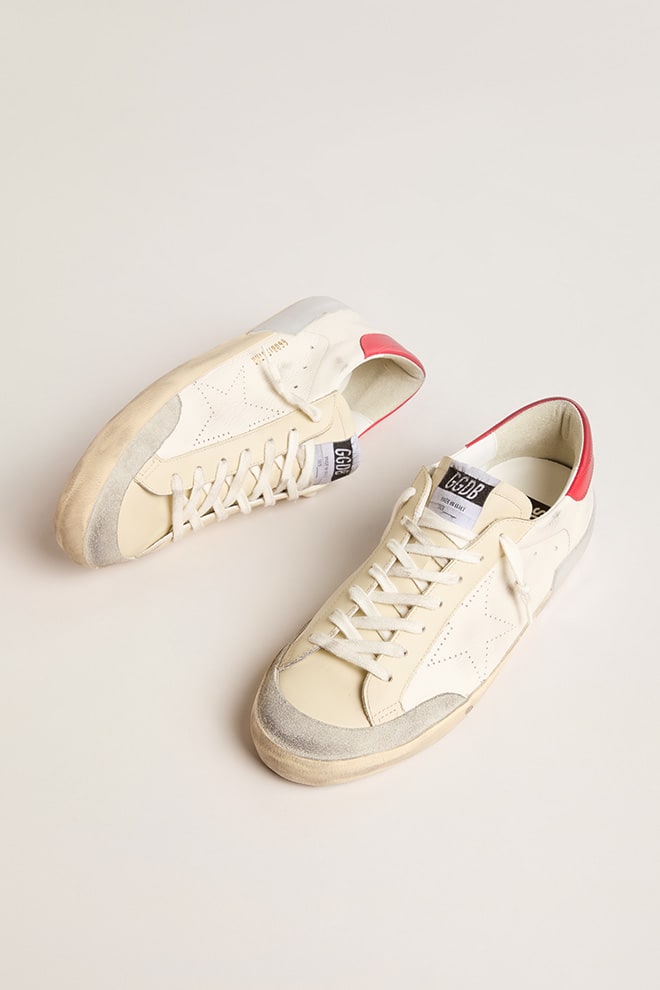 Tenis Golden Goose Super-star Nappa Leather Forated Star Hombre