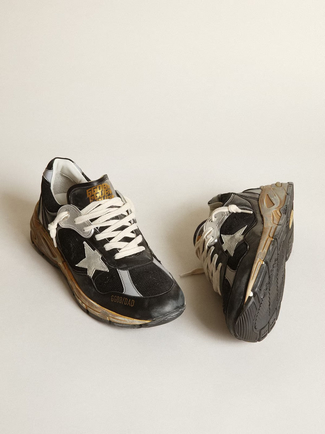 Tenis Golden Goose Running Dad Net And Nappa Upper Suede Star Hombre