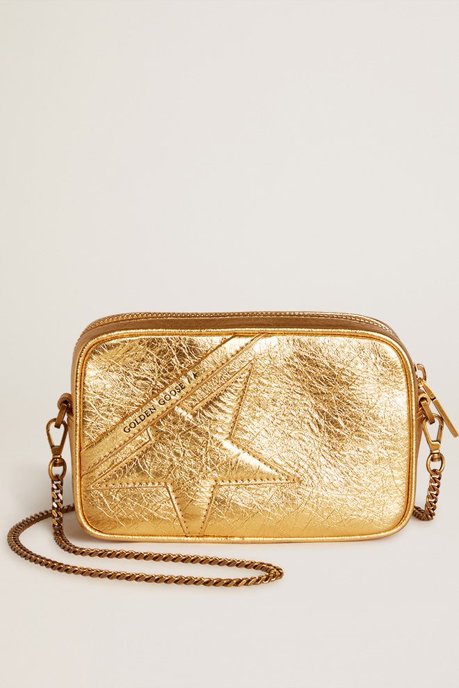 Bolso Mini Star Laminated Leather Body And Star