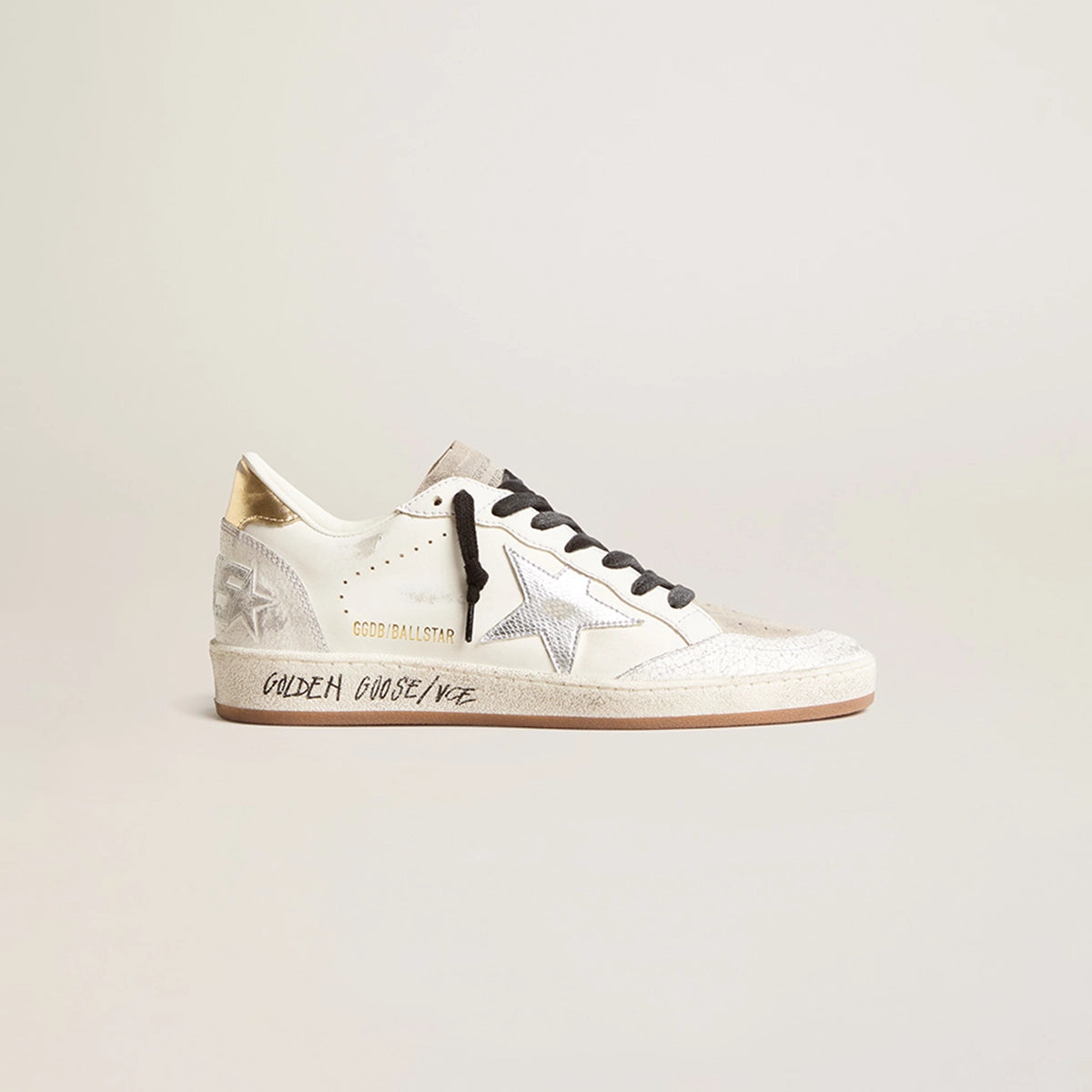 Tenis Golden Goose Ballstar Leath Crack Vipr Print Star Sign Mujer