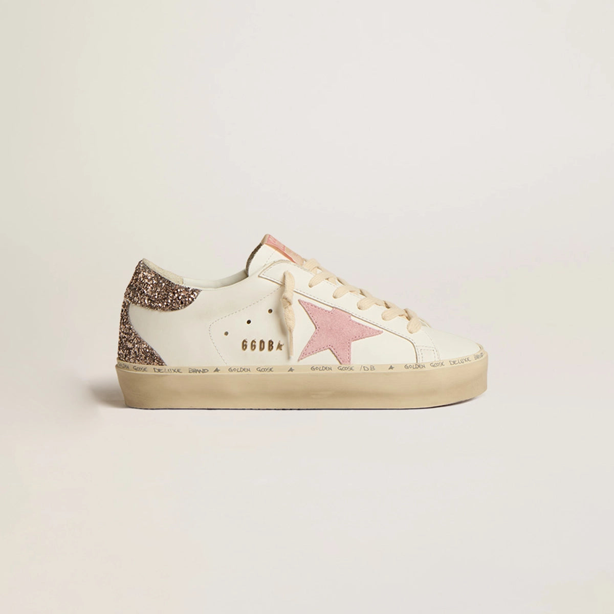 Tenis Golden Goose Hi Star Leather Upper