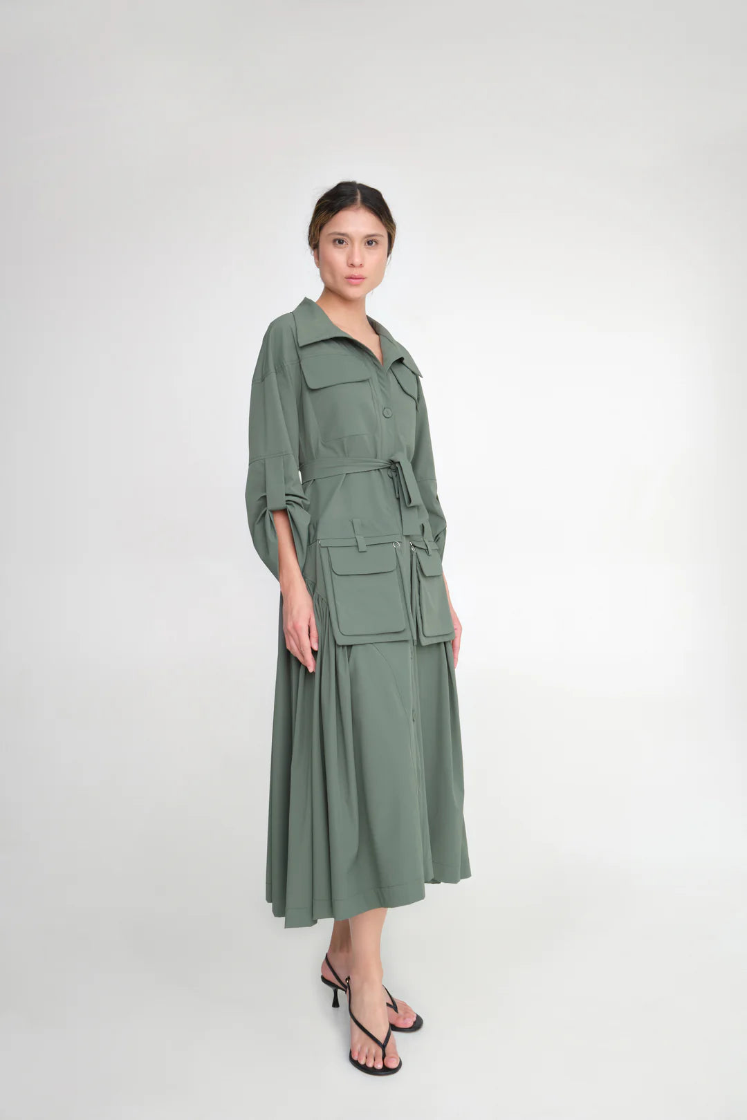 Superficie midi dress