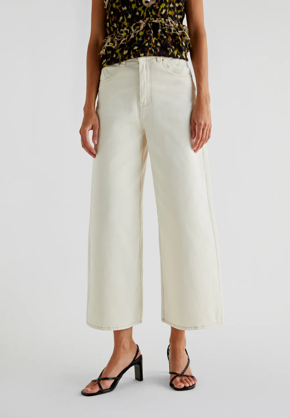 Pantalon Denim Culotte