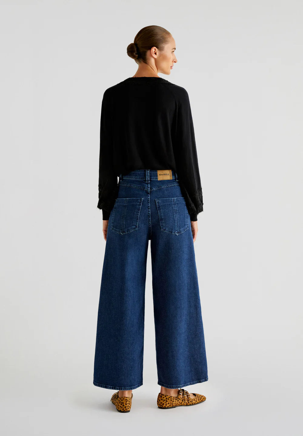 Pantalon Denim Culotte