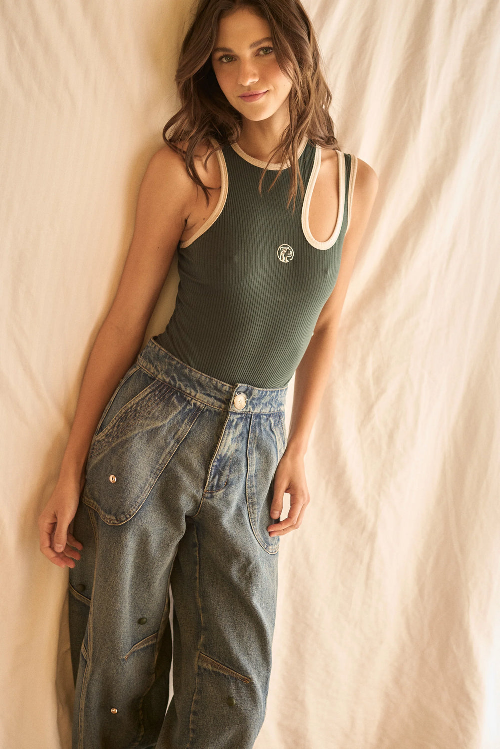 Bali dotted jean