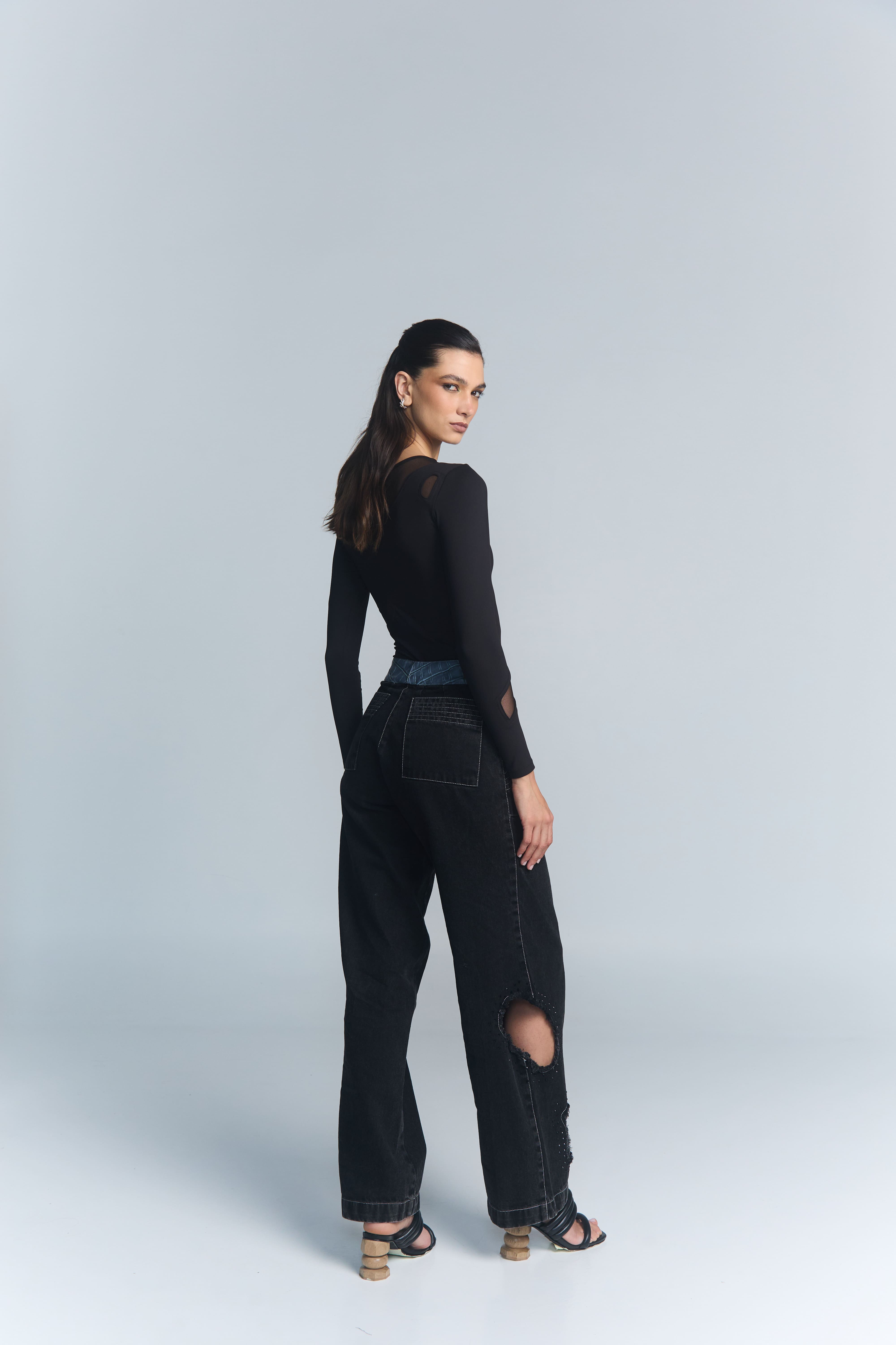 Zeteri reptilio jeans