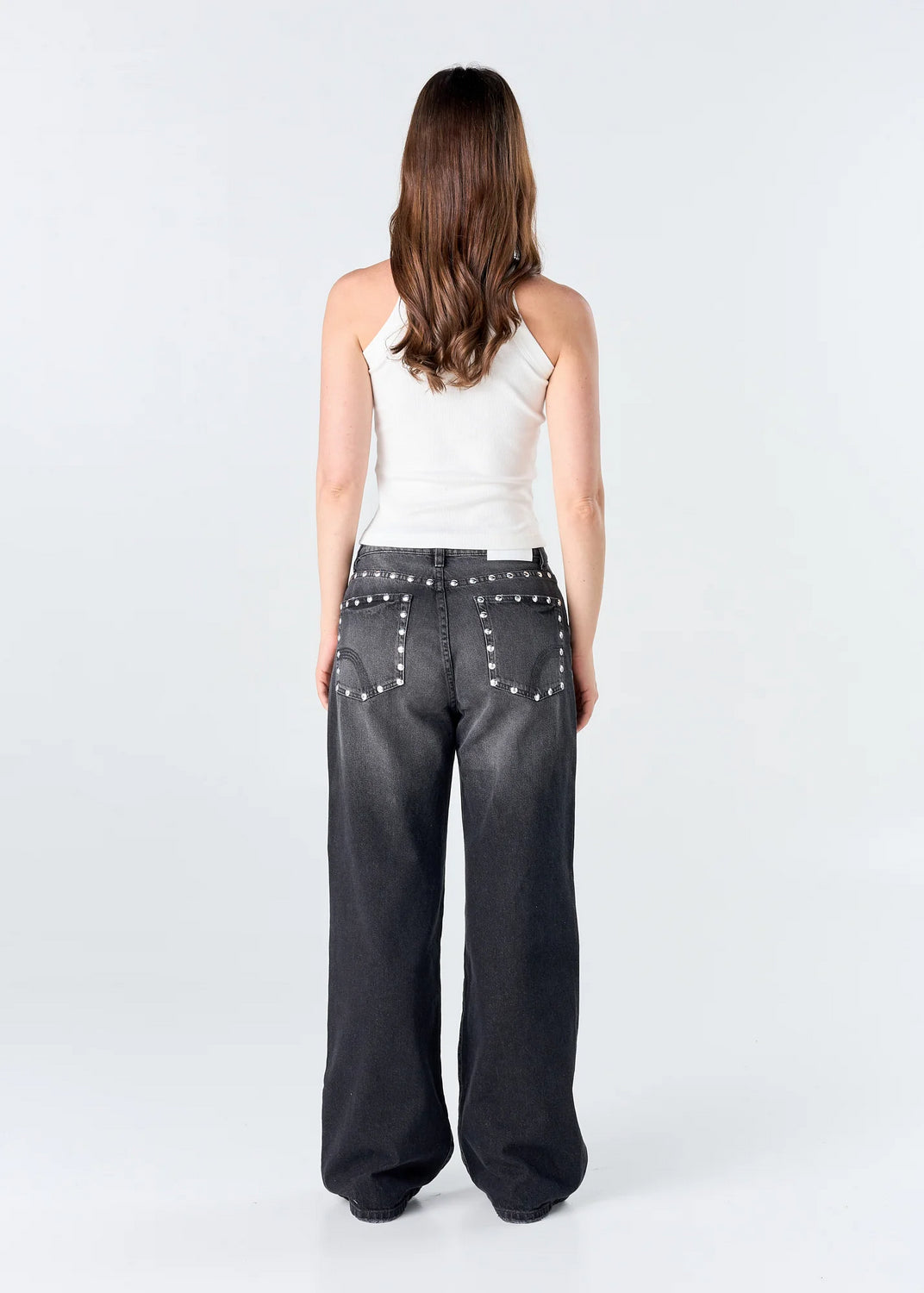 Spotted flare jean 118