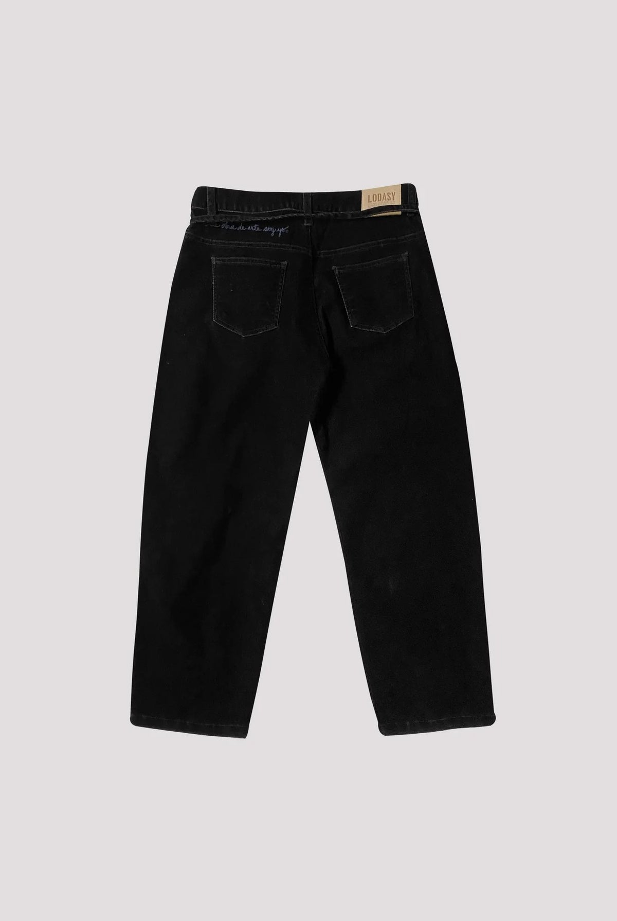 Denim velvet black