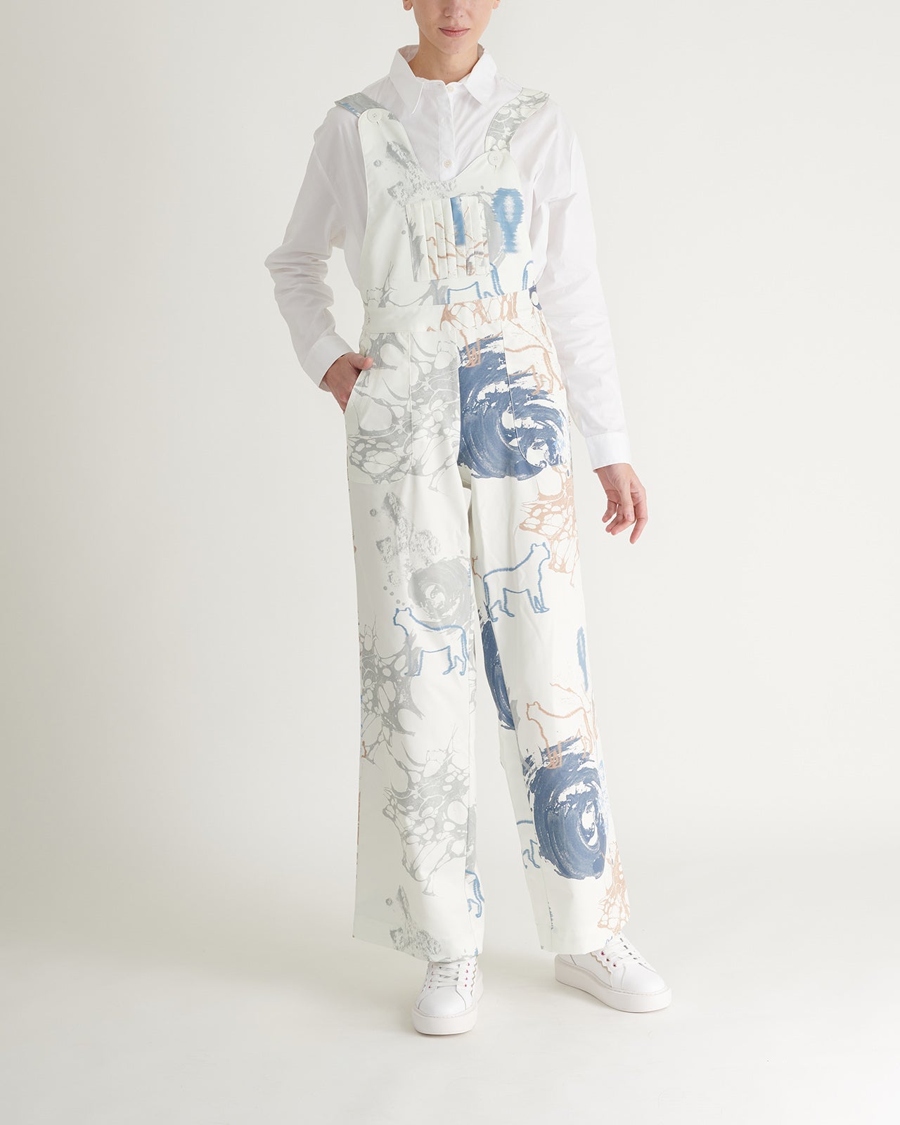Printed costasiella jumpsuit