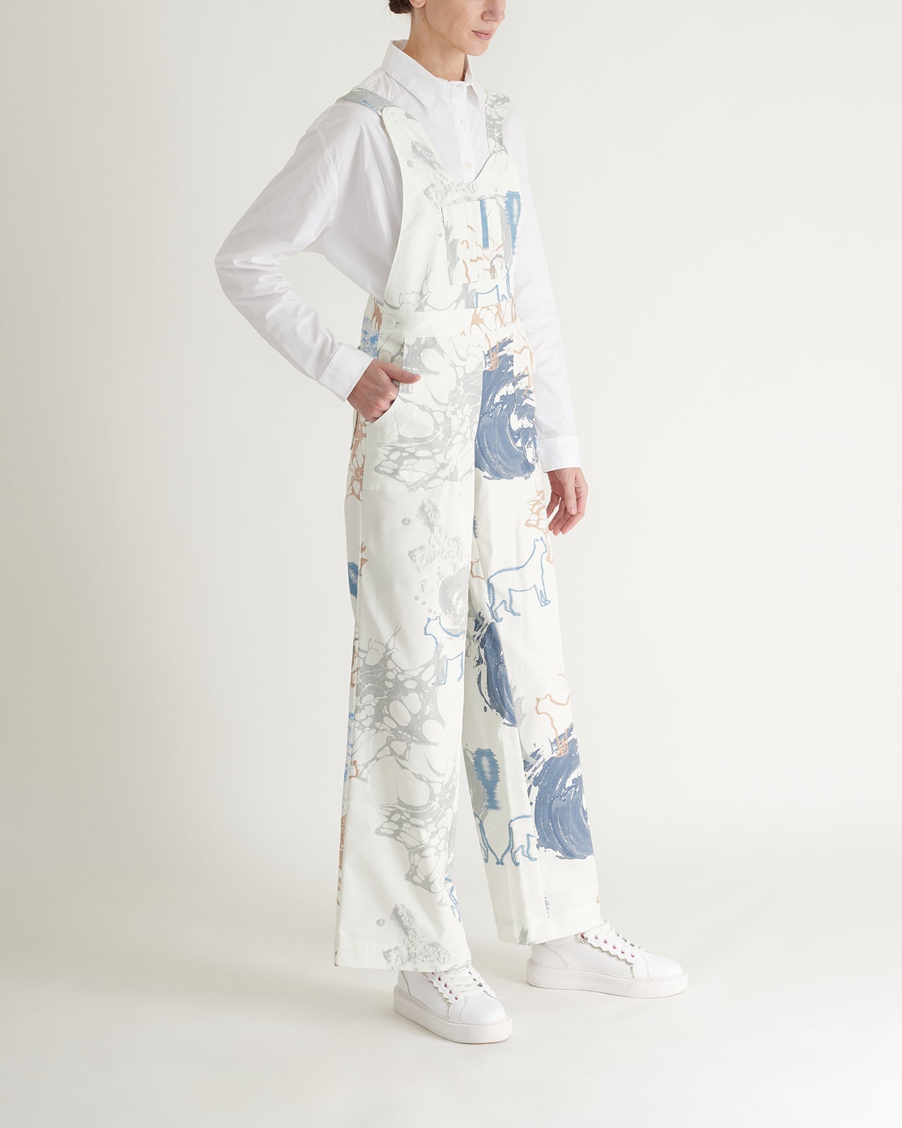 Printed costasiella jumpsuit