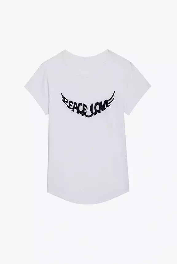 Camiseta Woop Peace Love Wings