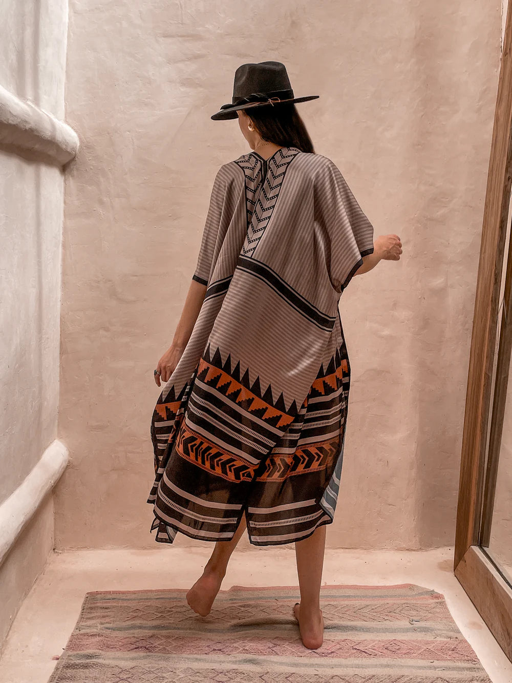 Apache silk kimono