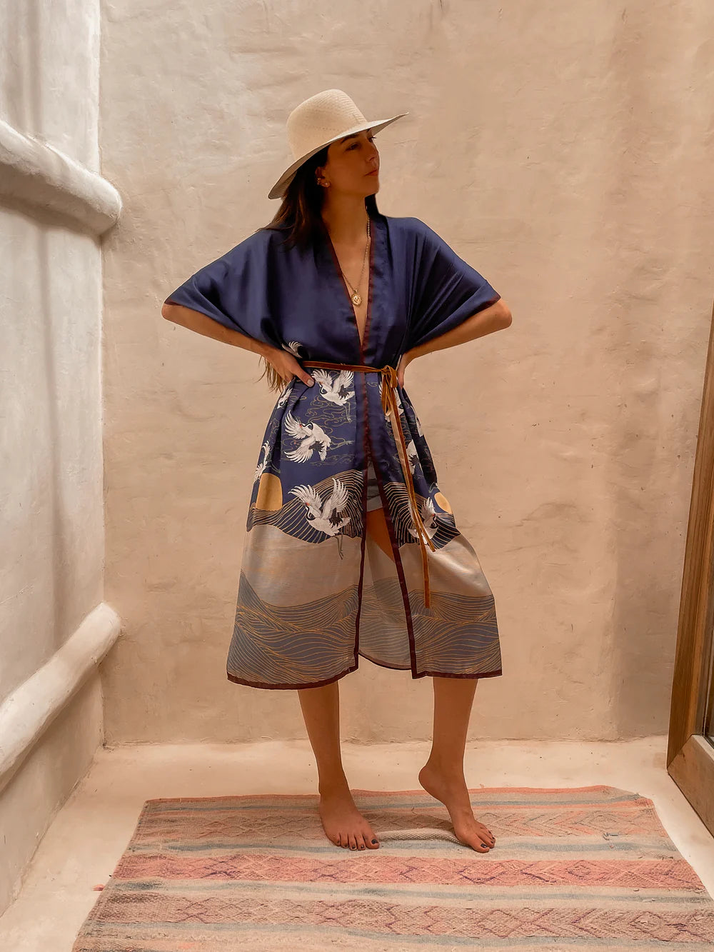 Asia silk kimono
