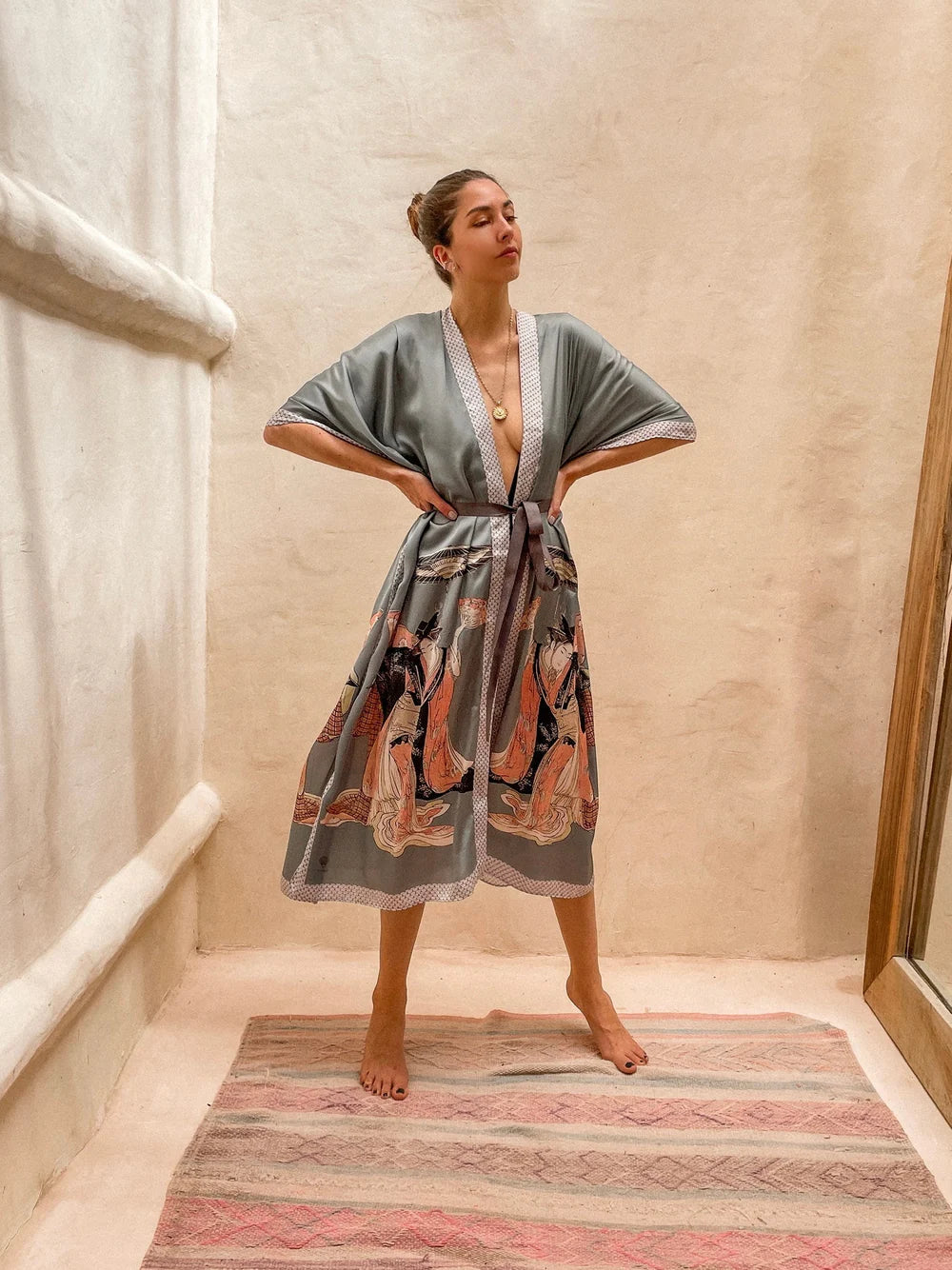 Geishas silk kimono