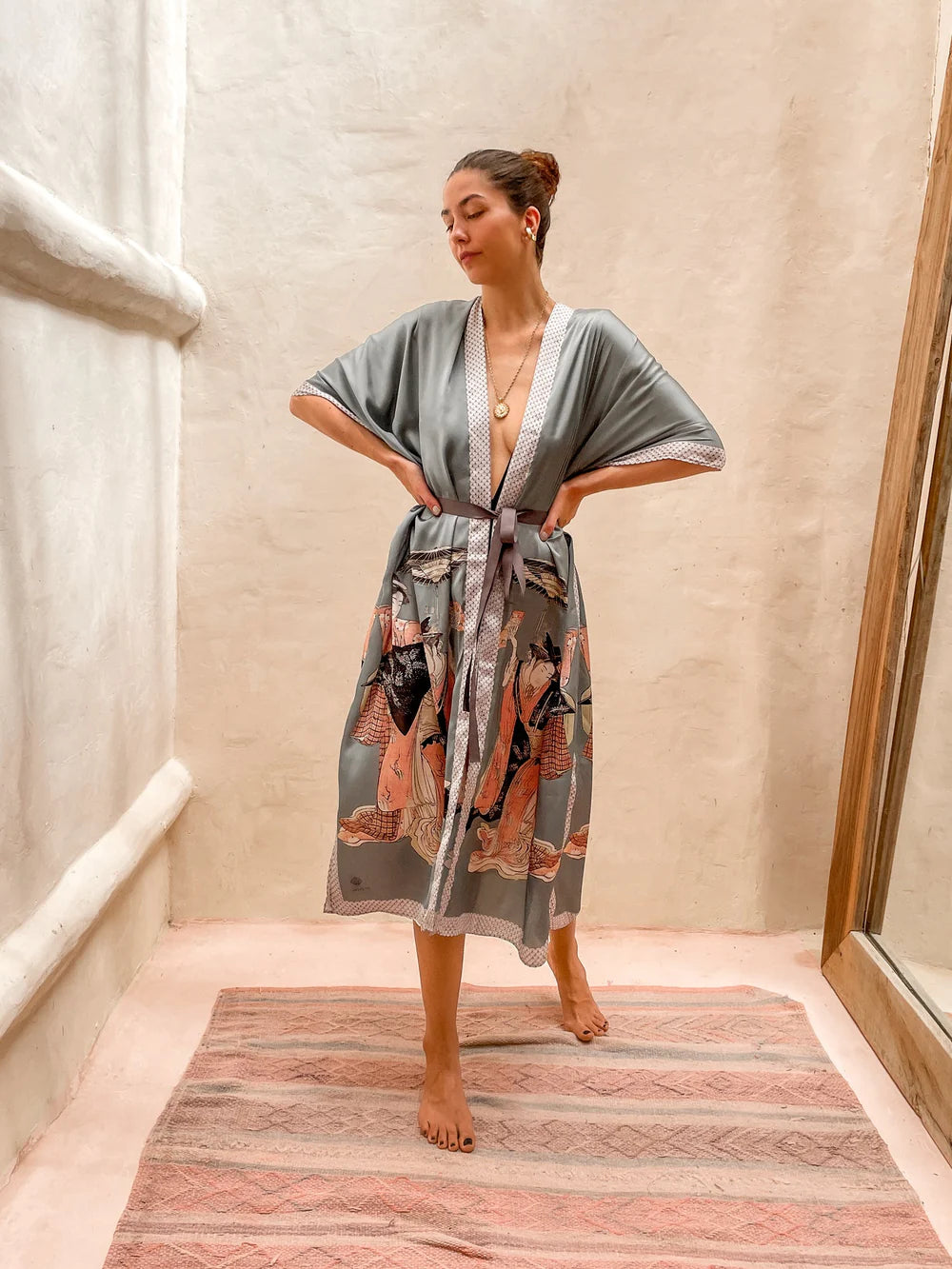 Geishas silk kimono
