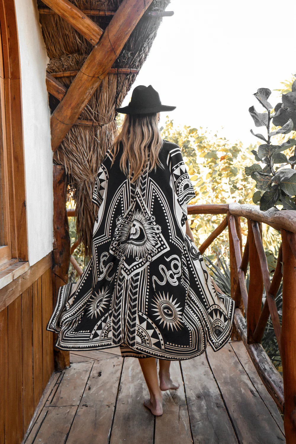 Nazar kimono black