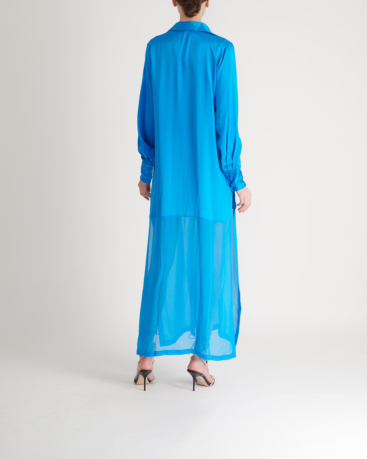 Silk chiffon dress