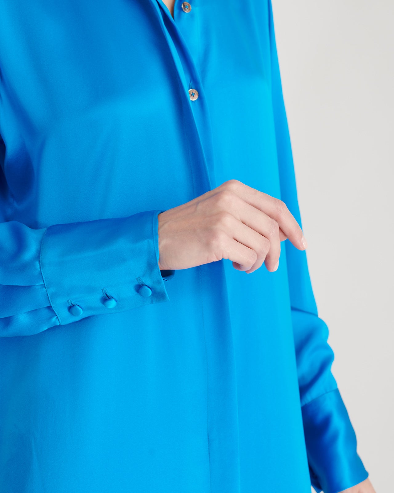 Silk chiffon dress