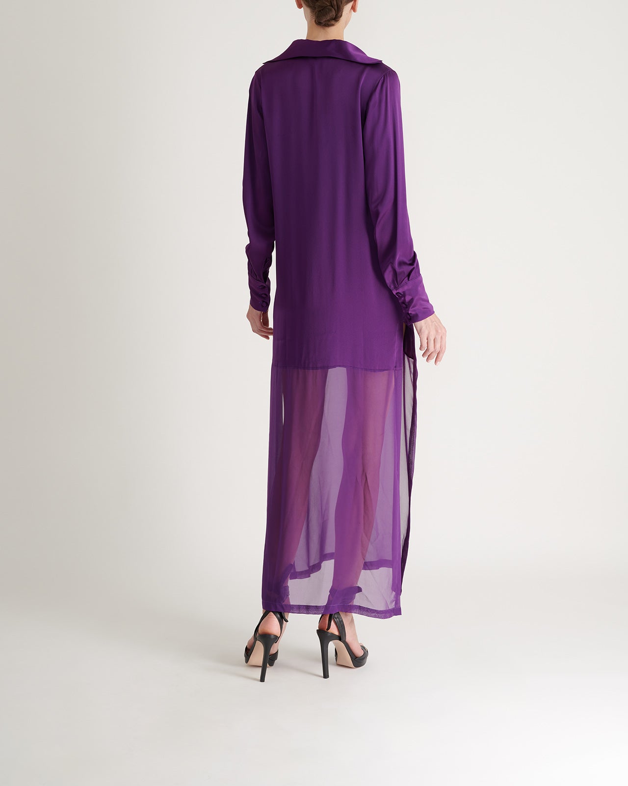 Silk chiffon dress