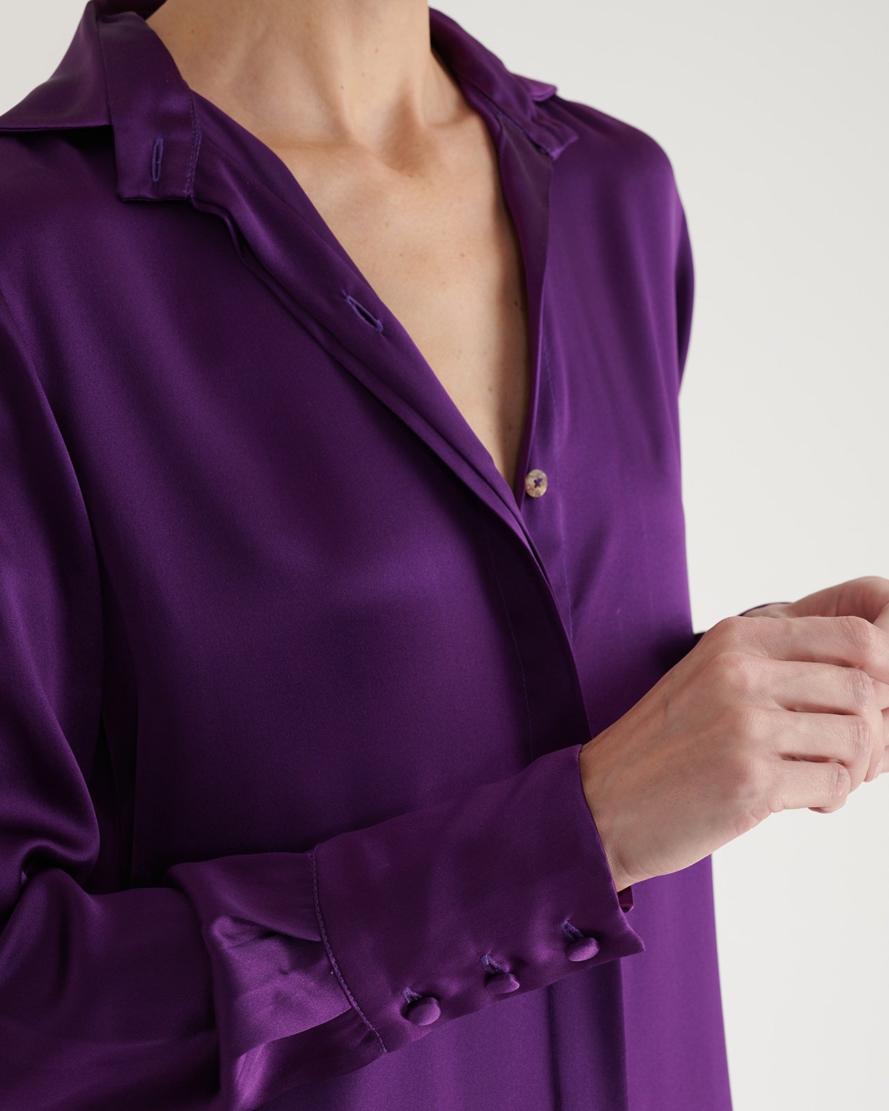 Silk chiffon dress