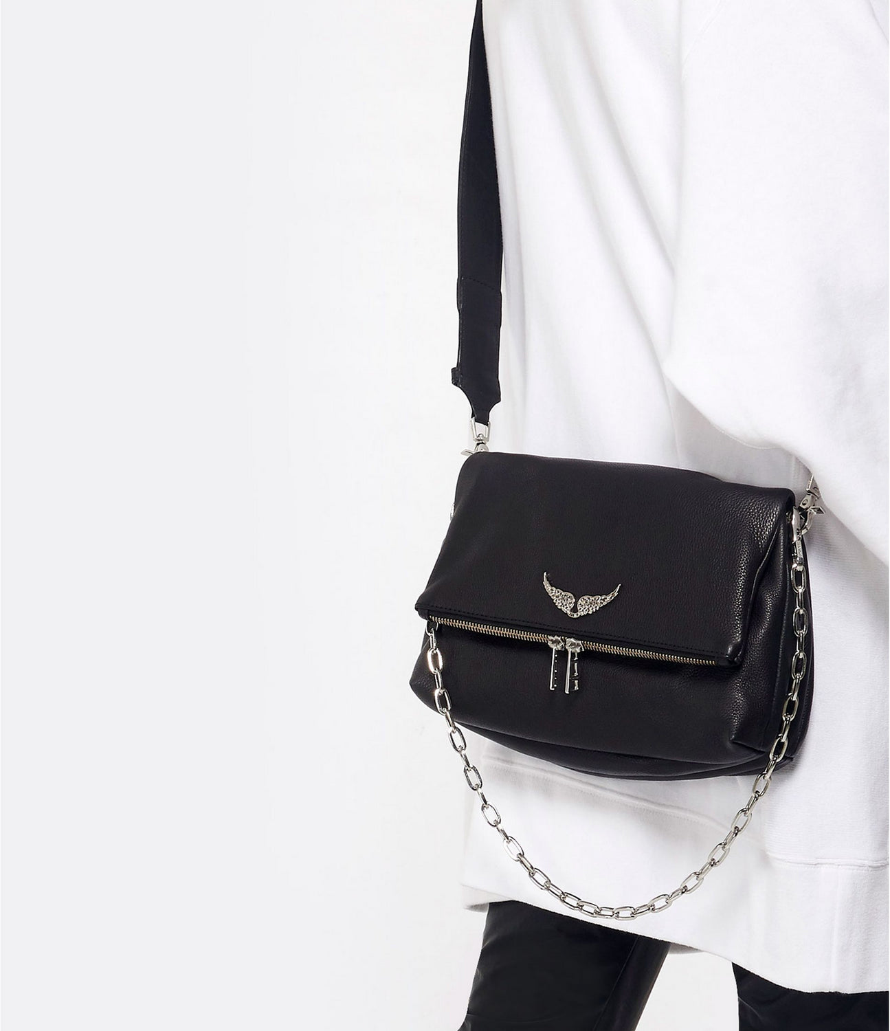 Bolso Rocky Grained Leather