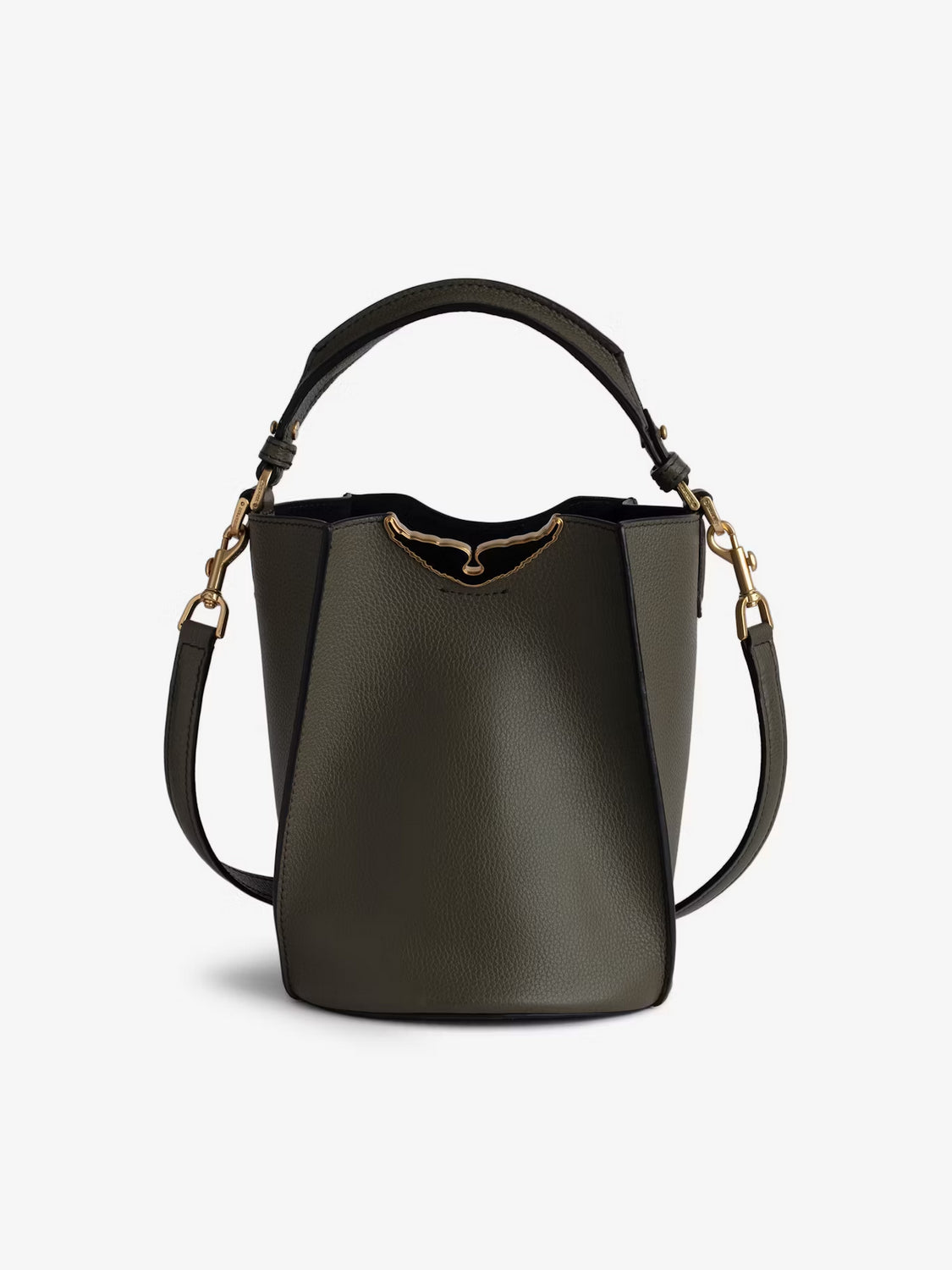 Bolso Borderline Bucket Grained Leat