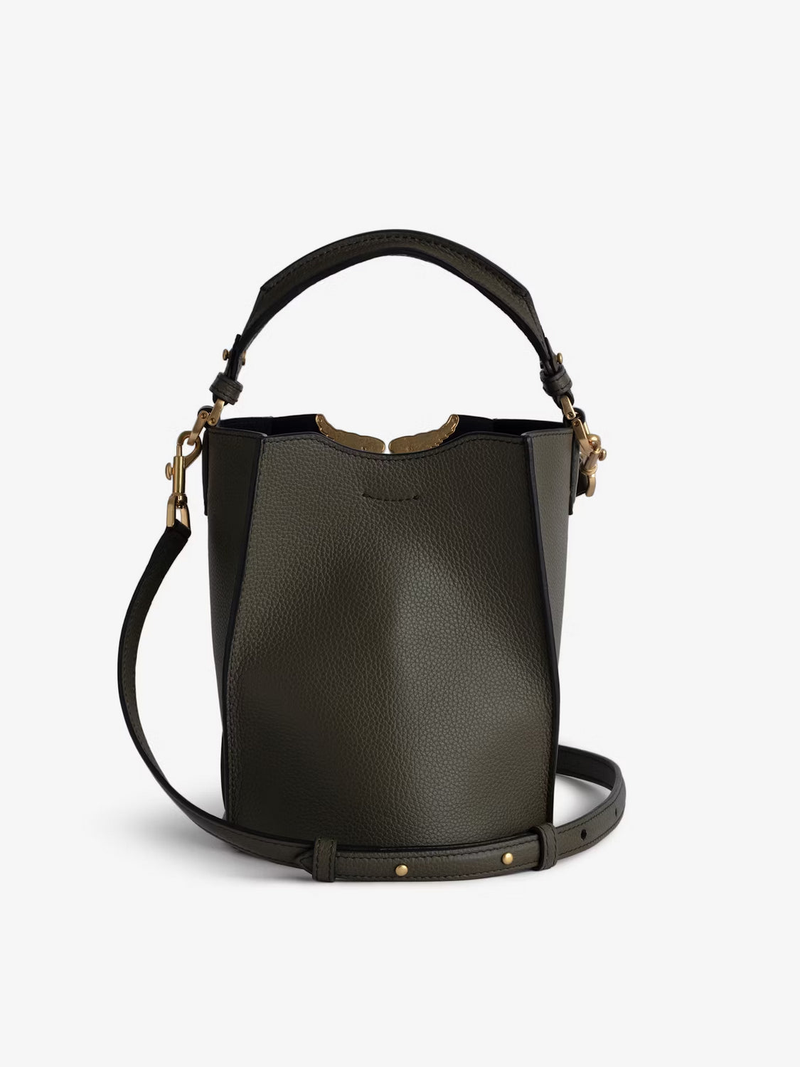 Bolso Borderline Bucket Grained Leat