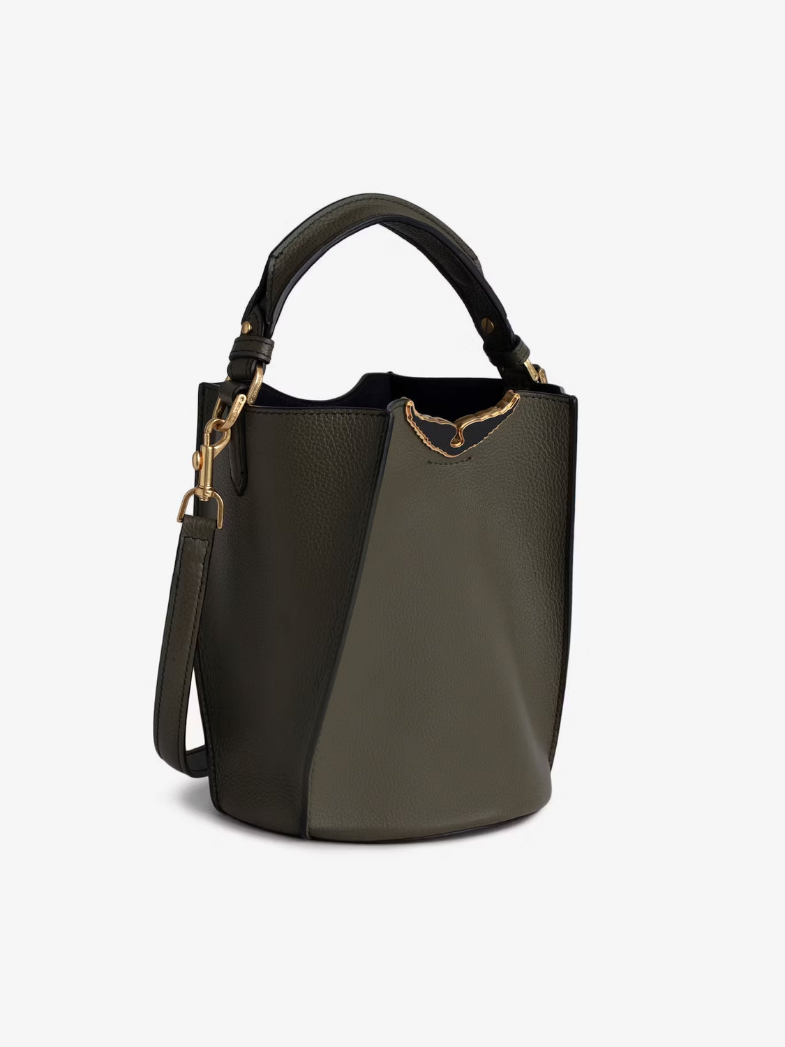 Bolso Borderline Bucket Grained Leat