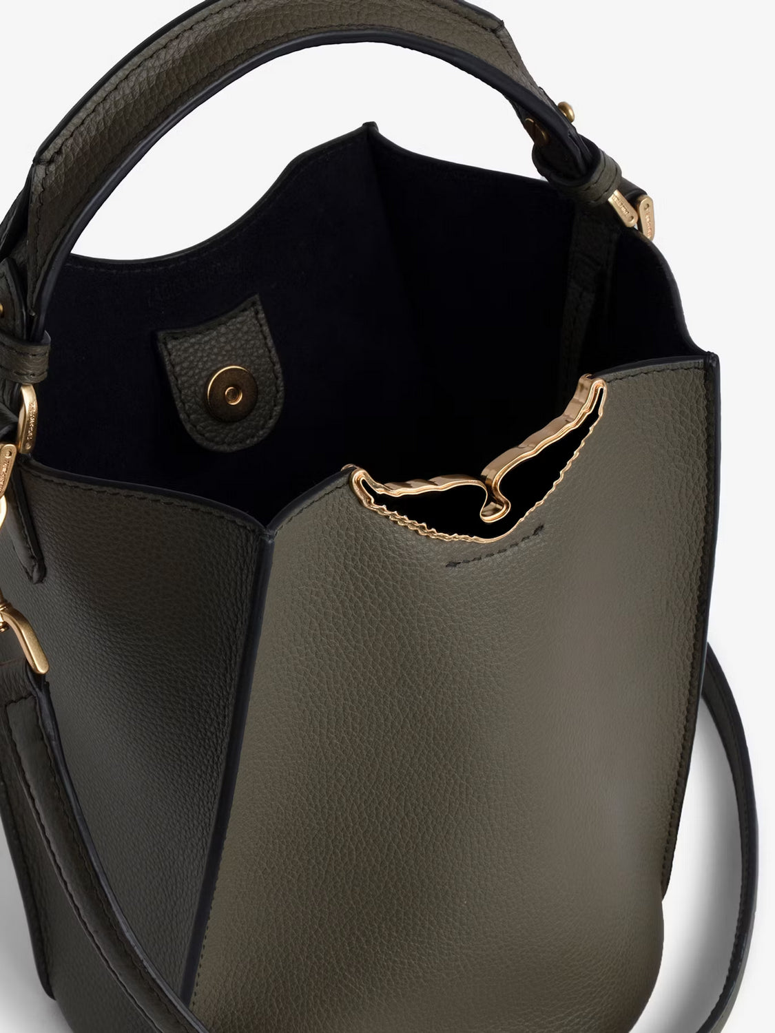 Bolso Borderline Bucket Grained Leat