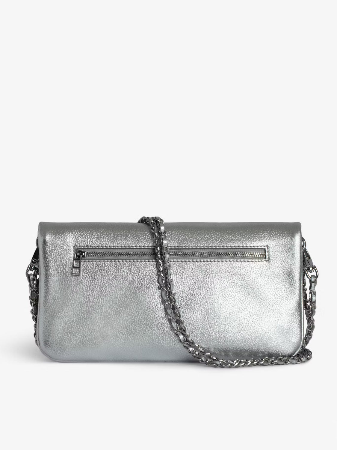 Bolso Rock Wings Metallic Grained Le