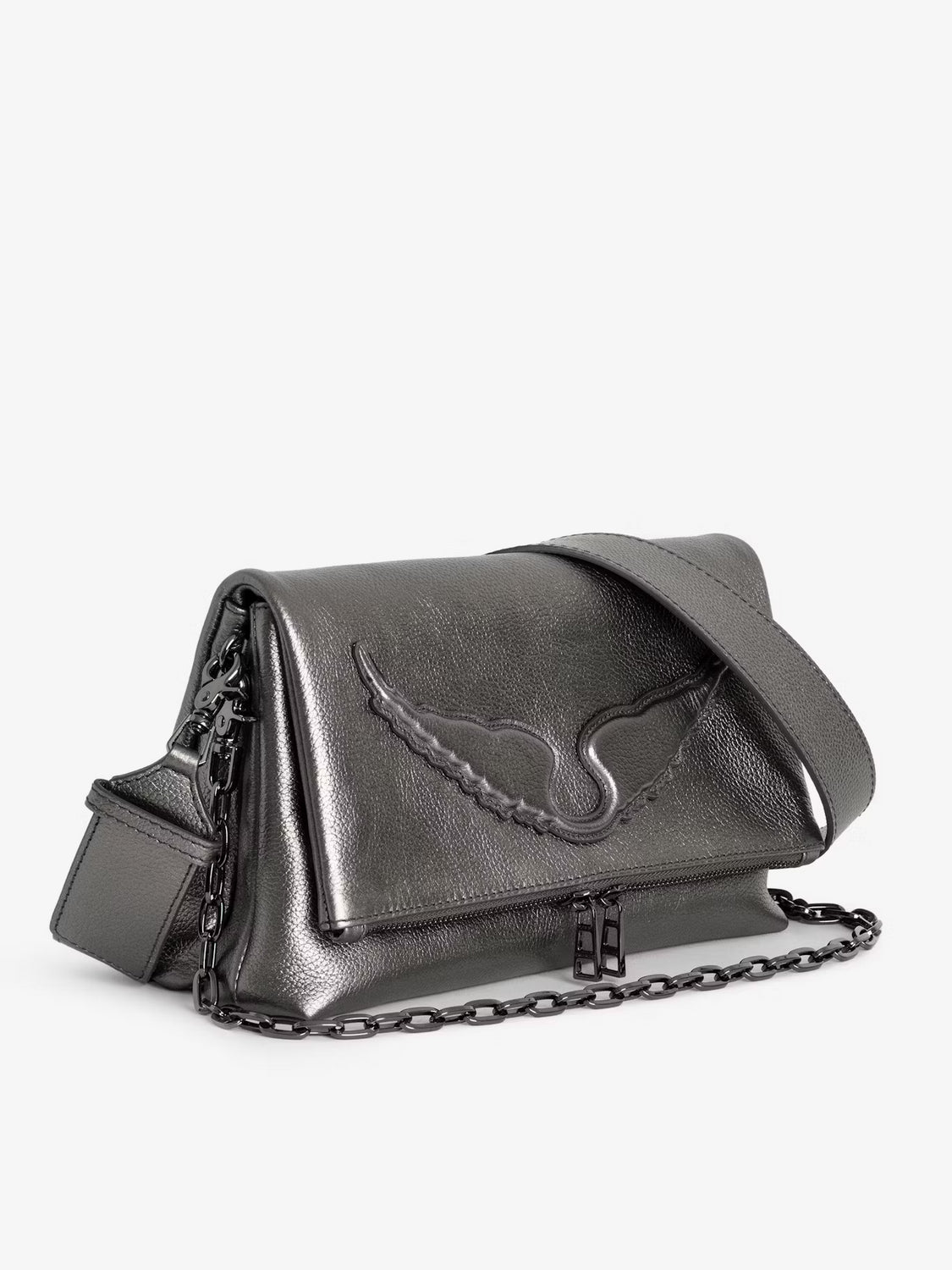 Bolso Rocky Wings Metallic Grained L