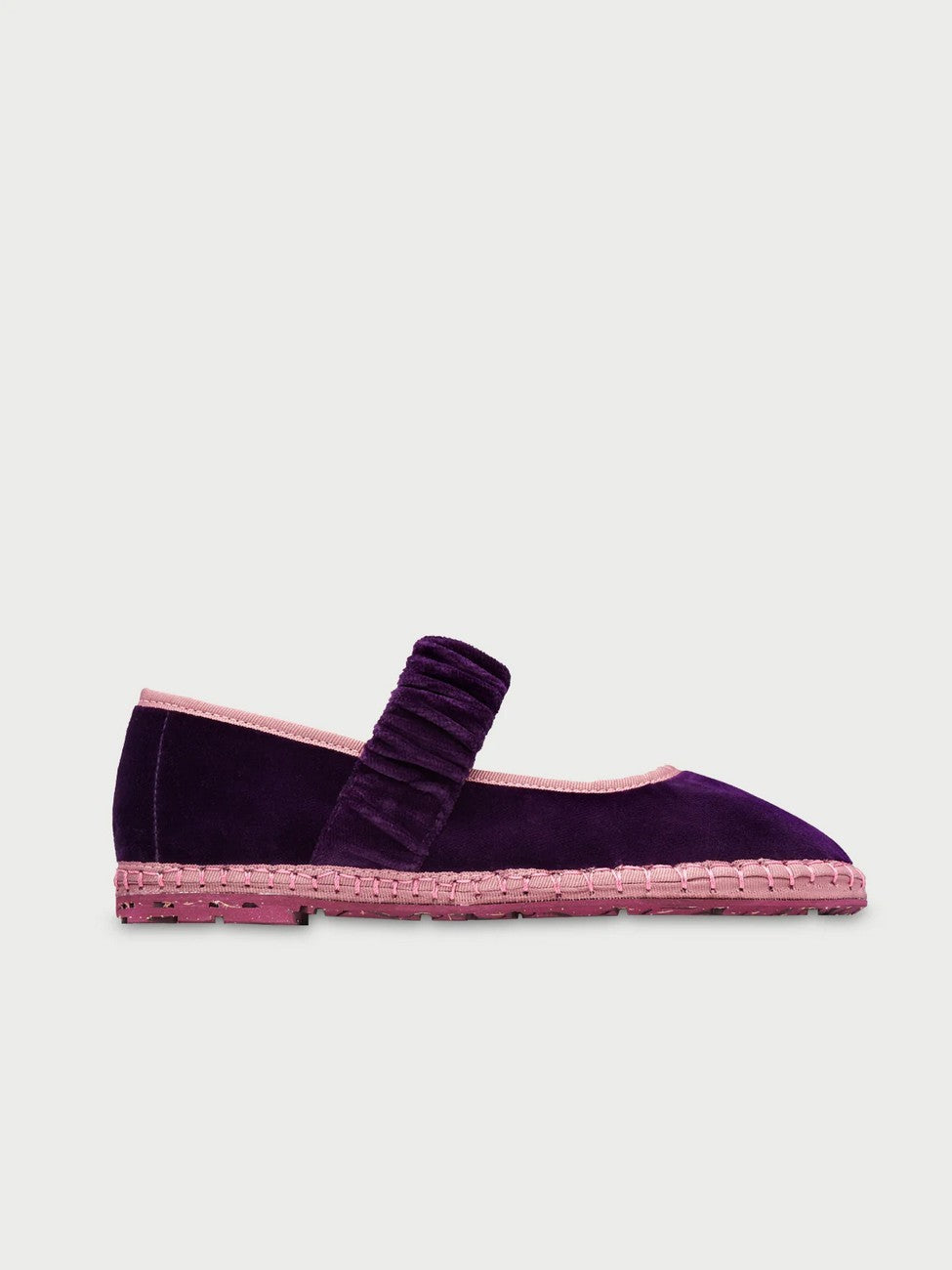 Zapatos Mafalda Velvet Purple