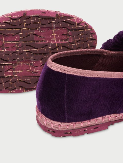 Zapatos Mafalda Velvet Purple