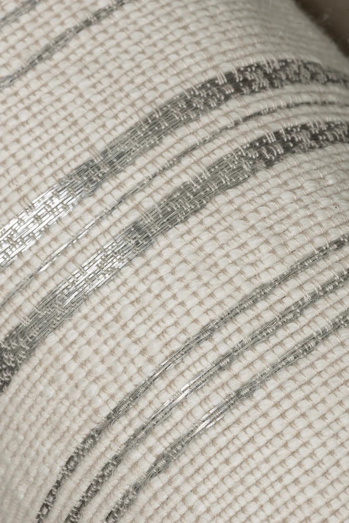 Silver mini bucket bag