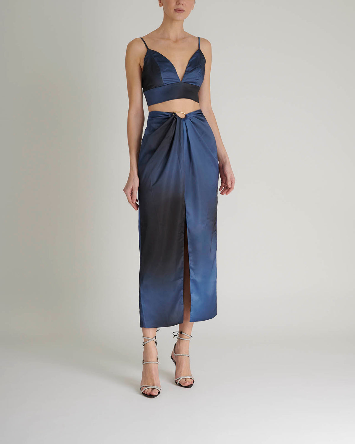 Amarela degrade skirt