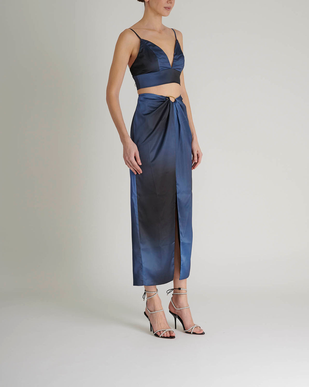 Amarela degrade skirt