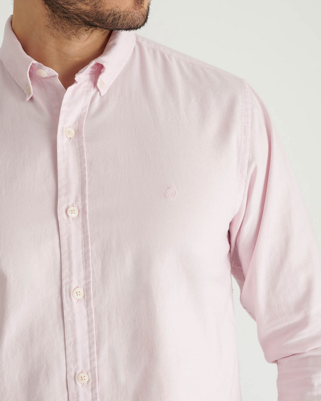 Camisa Oxford Manga Larga