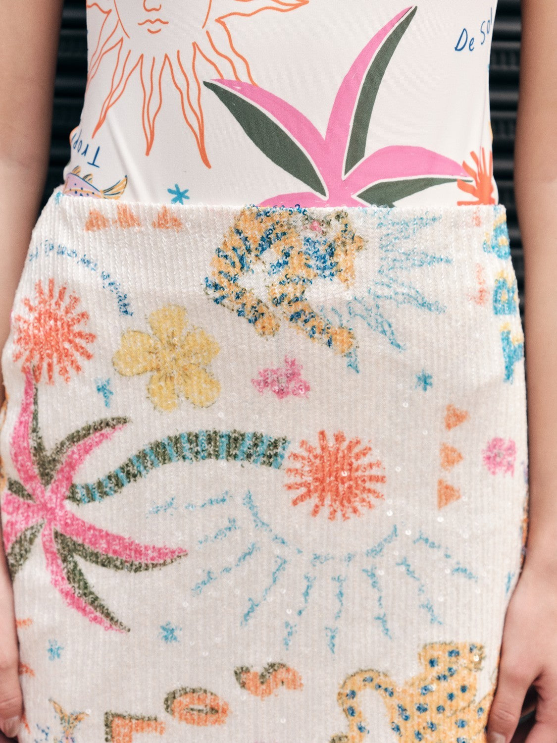 Printed skirt