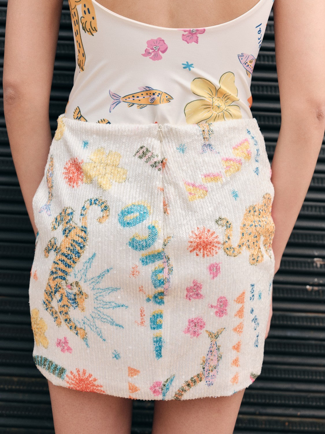 Printed skirt