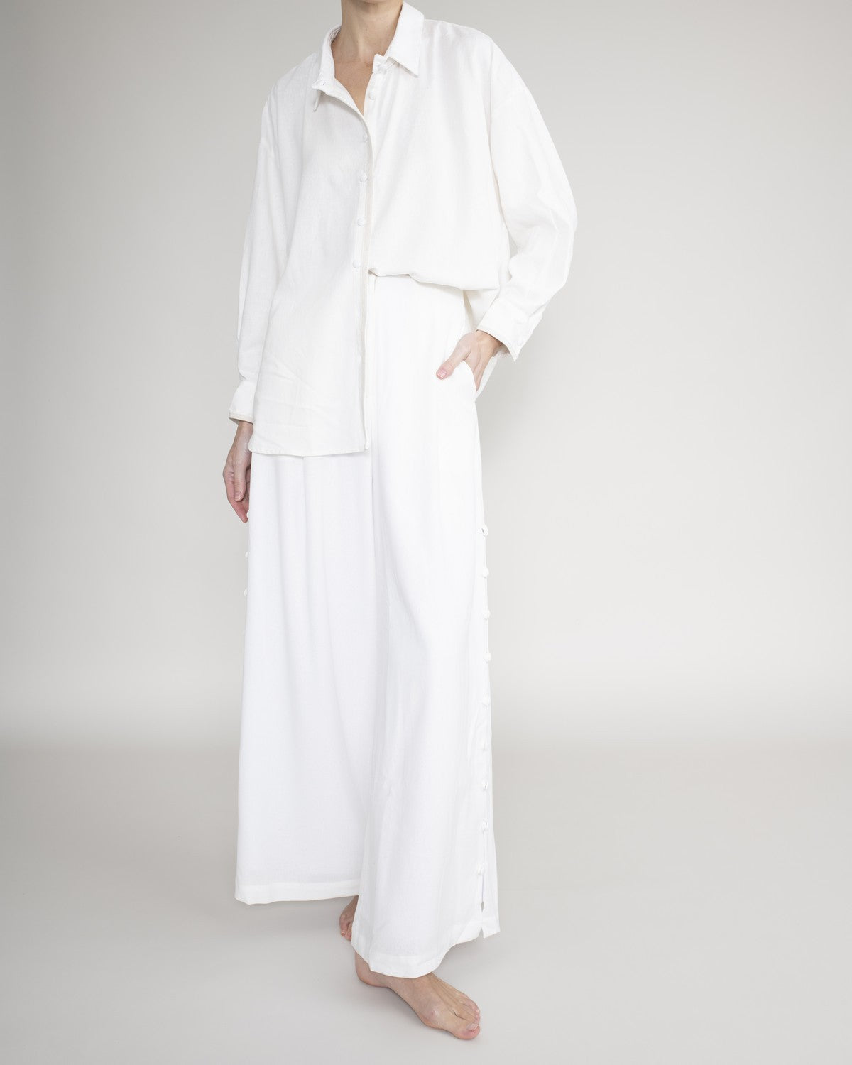 Pantalon Con Abertura