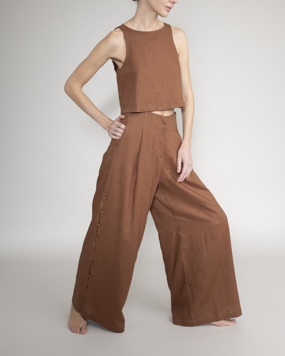 Slit pant