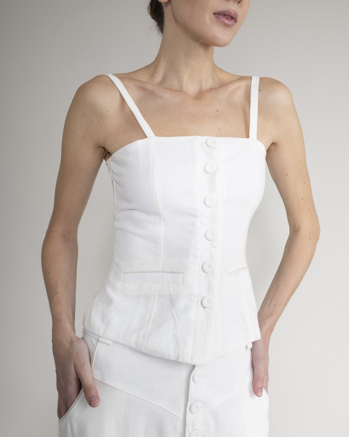 Top with buttons