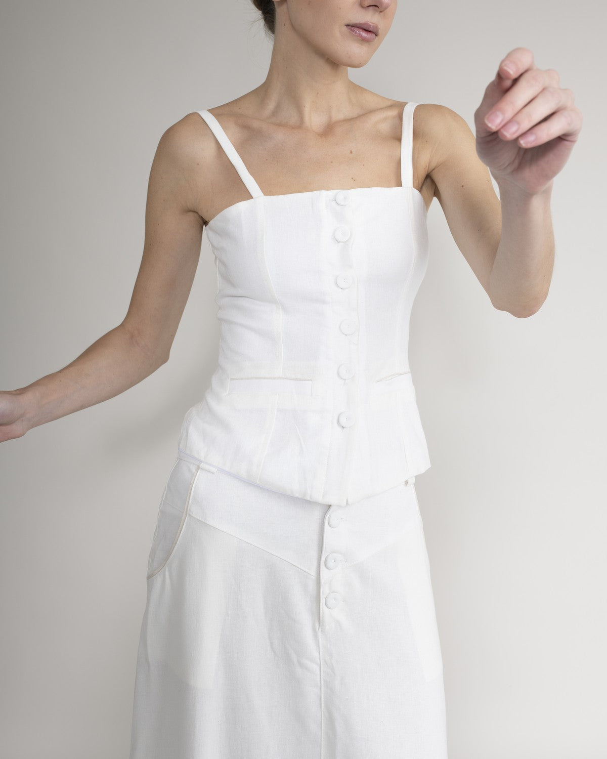 Top with buttons