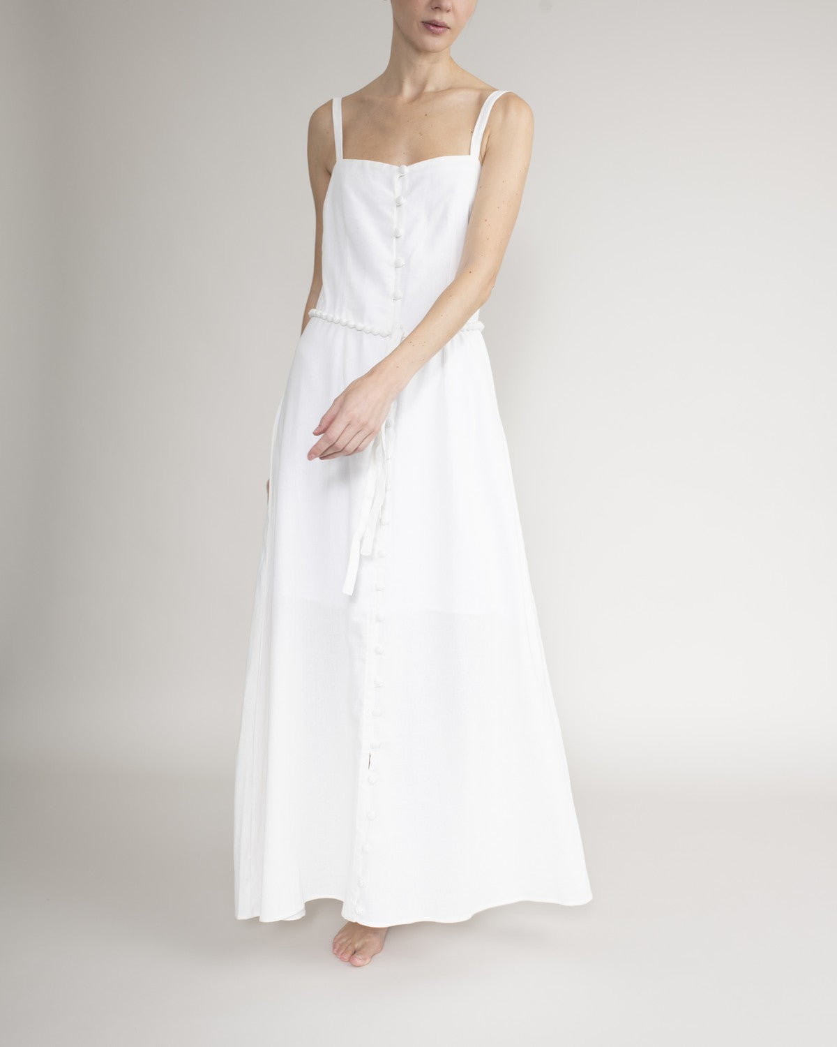 Vestido Con Abertura