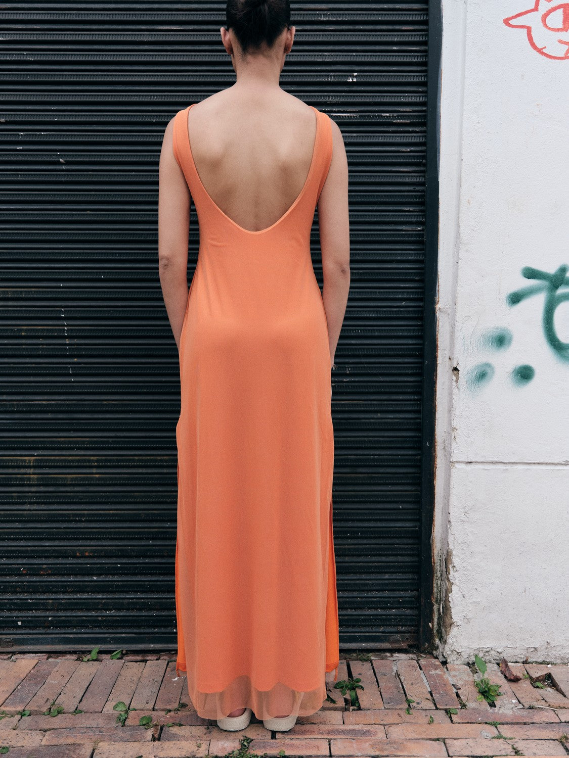 Tiger print maxi dress