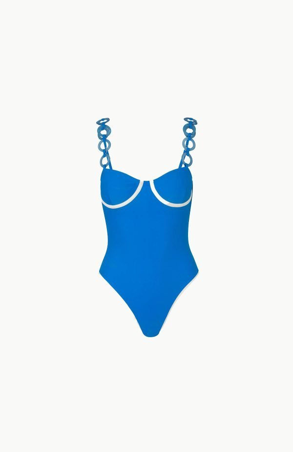 White Cobalt Swimsuit