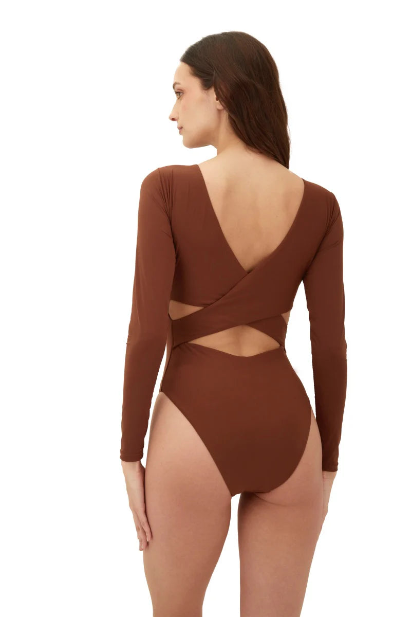 Liara onepiece earth brown
