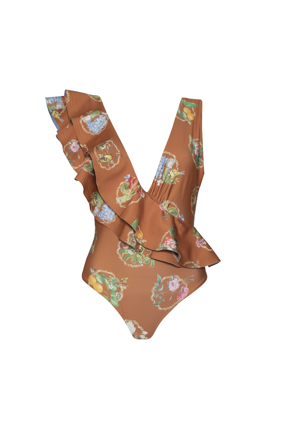Tobacco mademoiselle rose onepiece